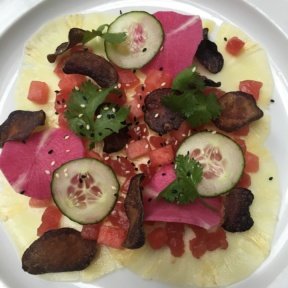 Gluten-free watermelon dish from David Burke Kitchen